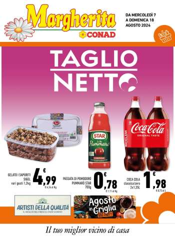 Volantino Margherita Conad - 7/8/2024 - 18/8/2024.