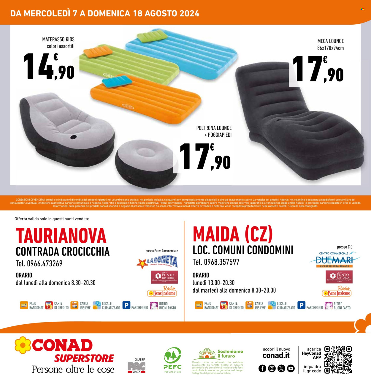 Leták Conad Superstore - 7.8.2024 - 18.8.2024. Strana 4