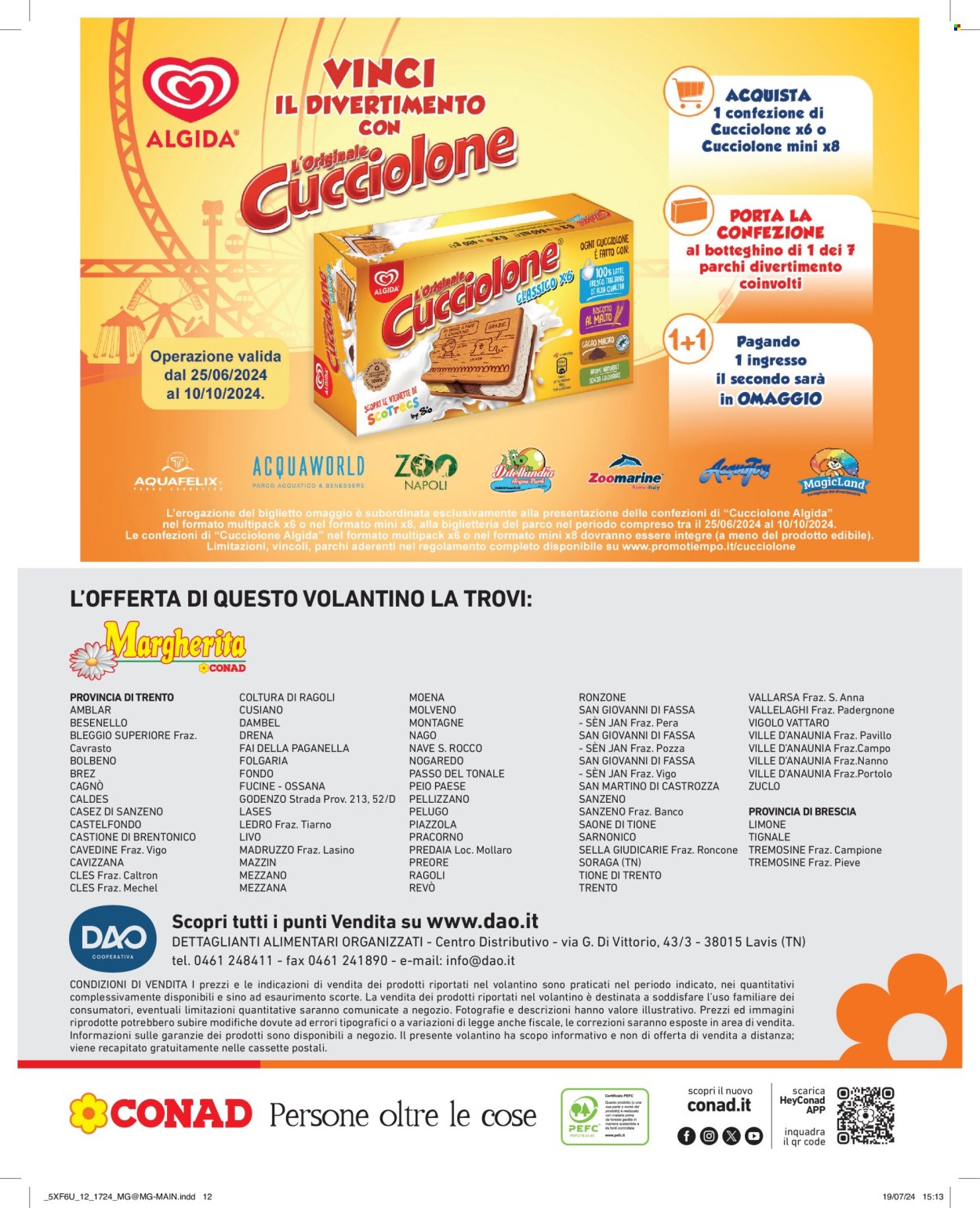 Volantino Margherita Conad - 6/8/2024 - 19/8/2024. Pagina 12