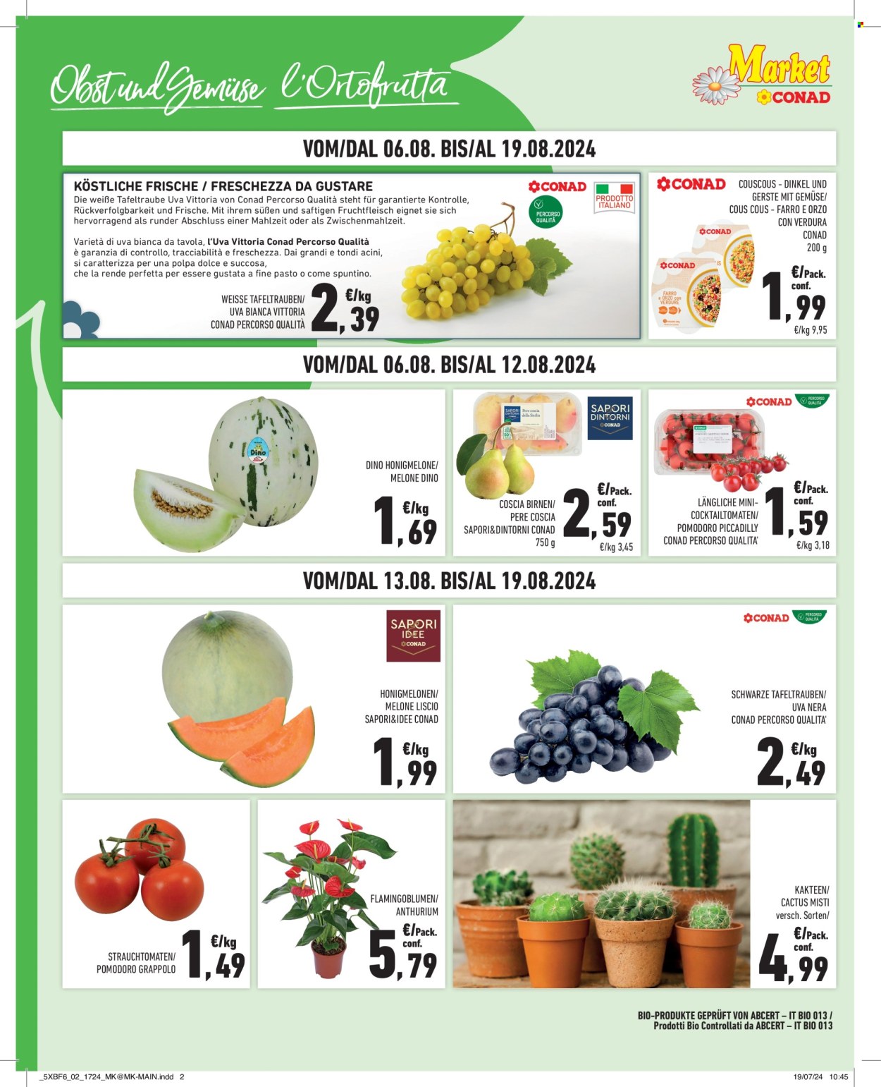 Volantino Market Conad - 6/8/2024 - 19/8/2024. Pagina 2