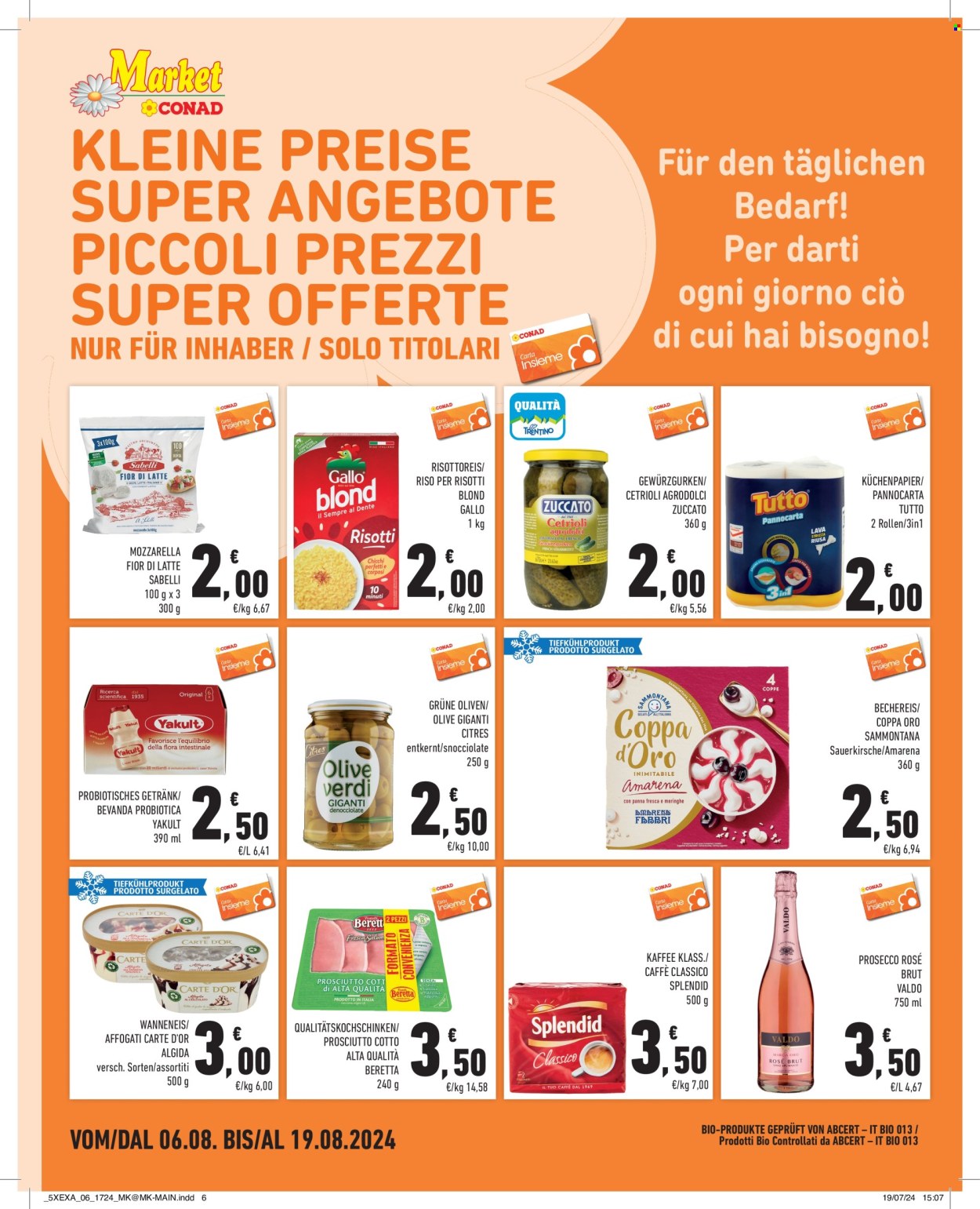 Volantino Market Conad - 6/8/2024 - 19/8/2024. Pagina 6