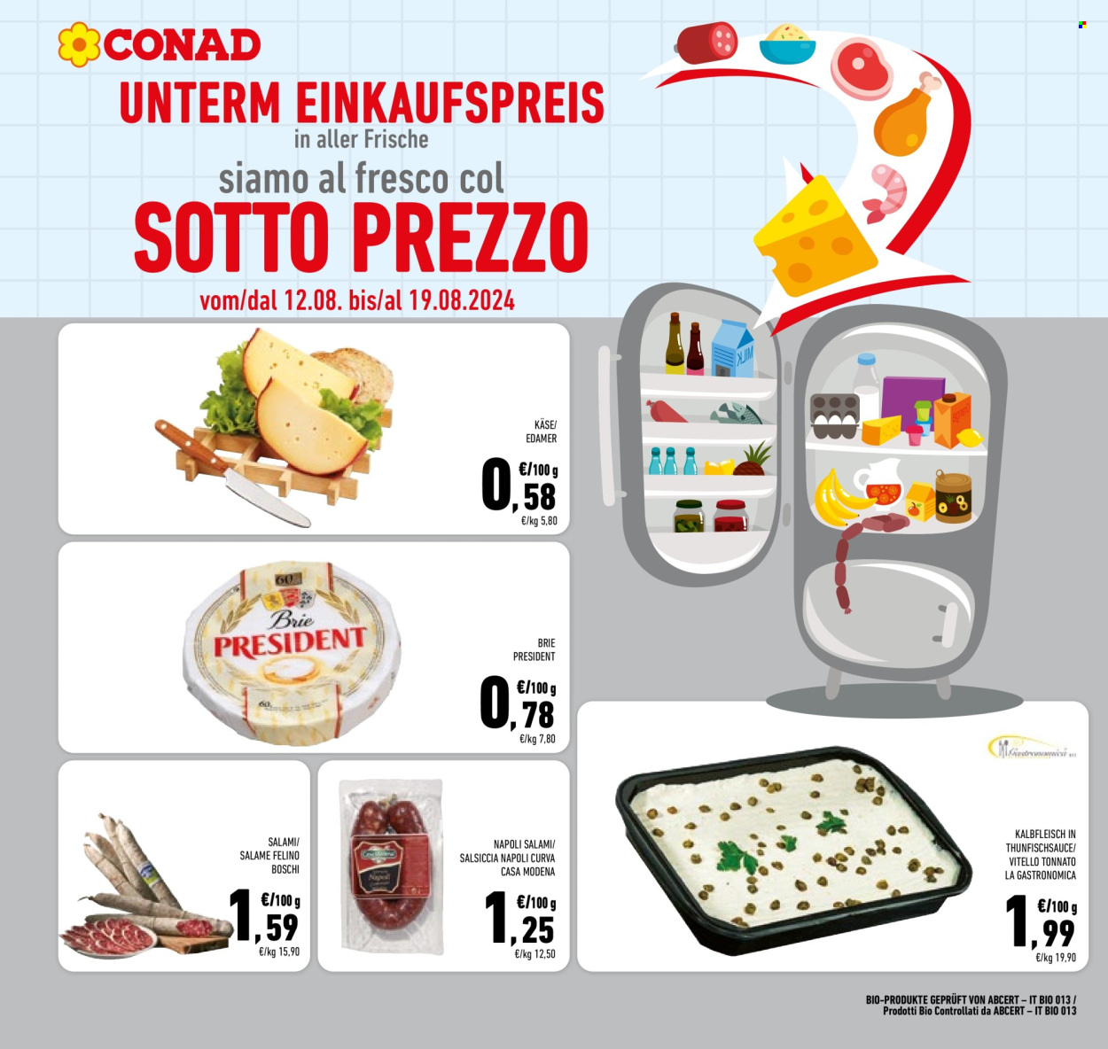 Leták Conad - 6.8.2024 - 19.8.2024. Strana 10