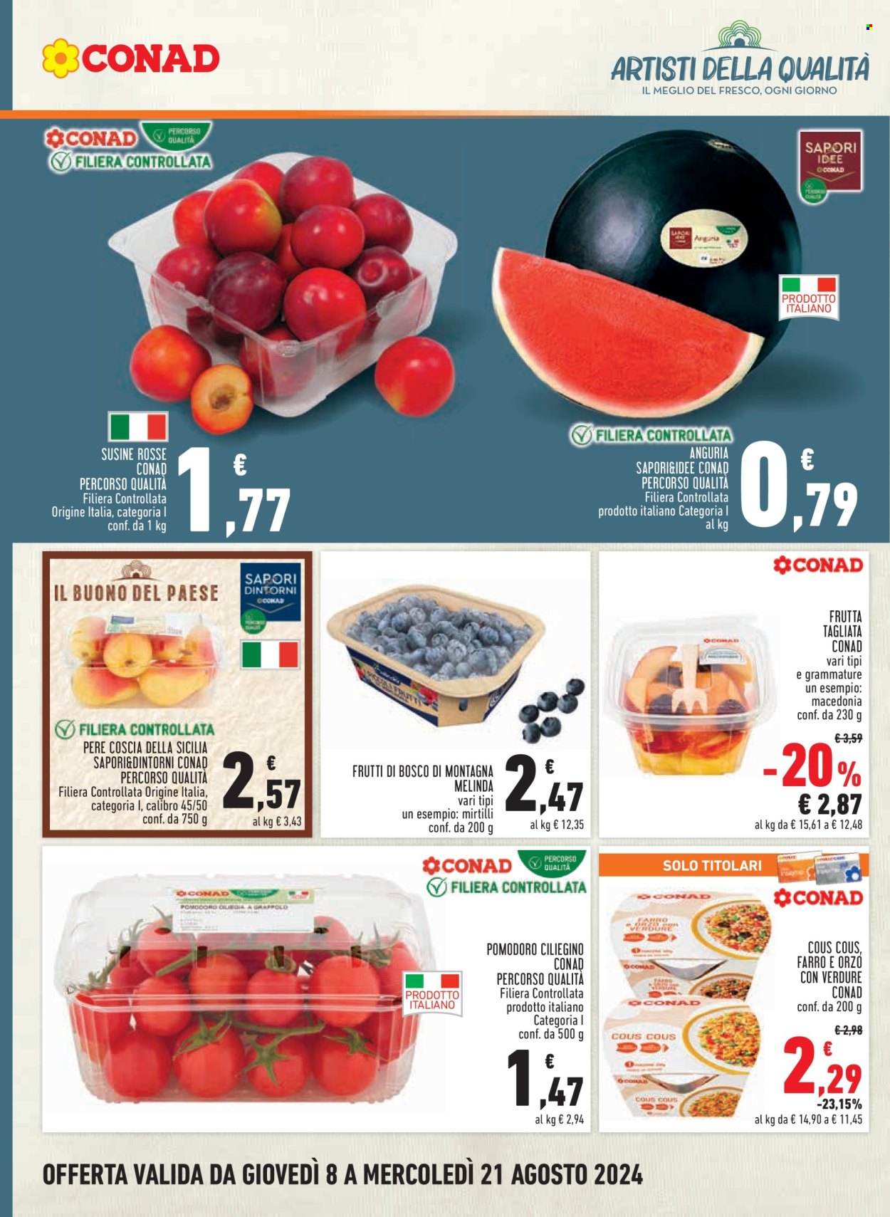 Leták Margherita Conad - 8.8.2024 - 21.8.2024. Strana 2