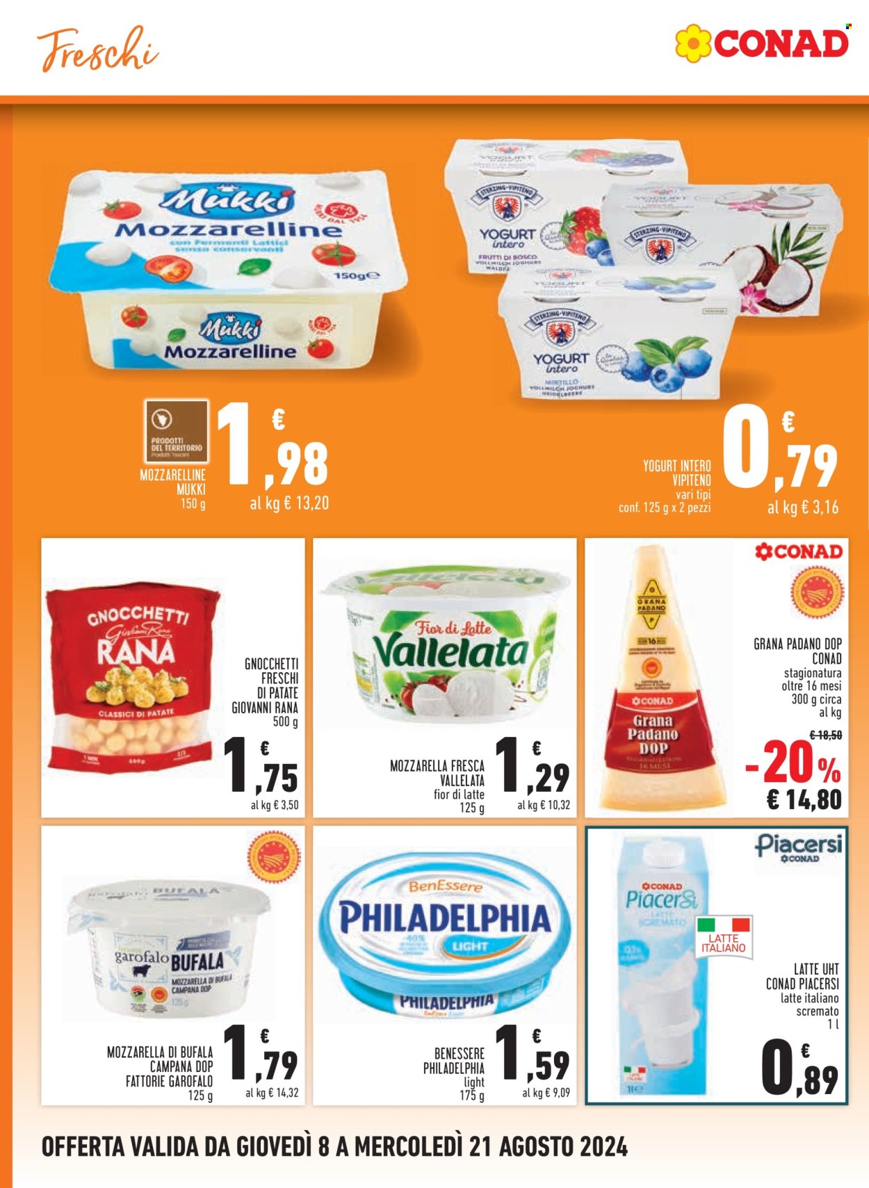 Leták Margherita Conad - 8.8.2024 - 21.8.2024. Strana 6