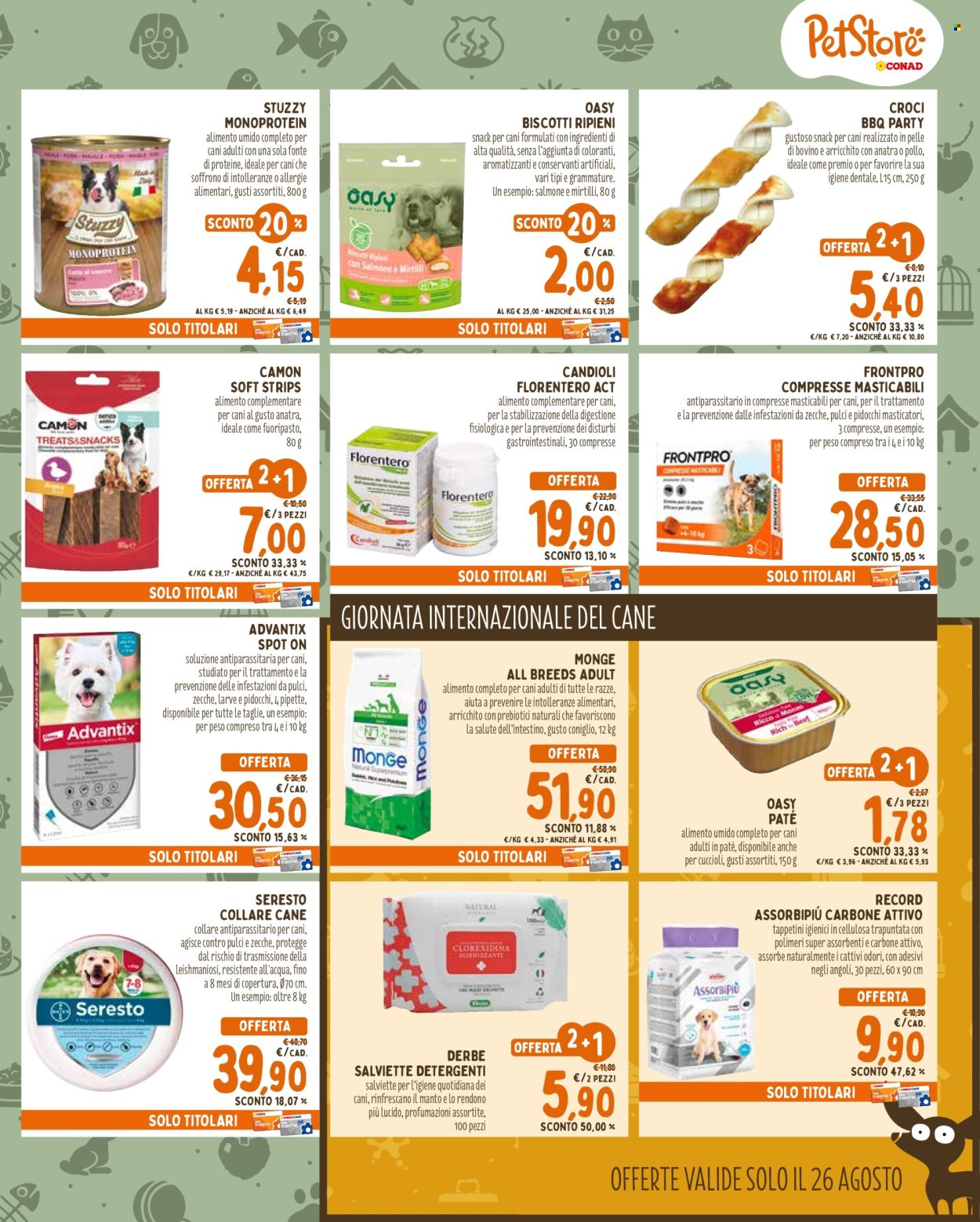 Volantino Pet Store Conad - 8/8/2024 - 18/9/2024. Pagina 3