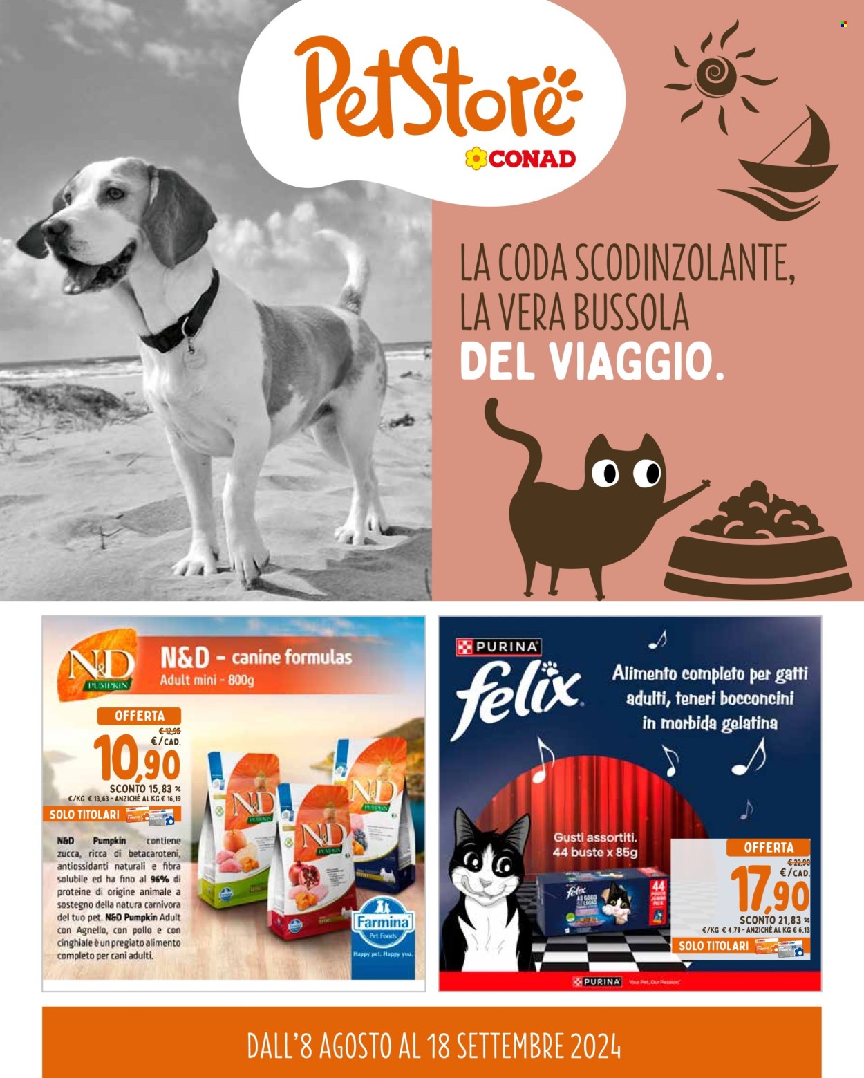 Volantino Conad - 8/8/2024 - 18/9/2024. Pagina 1