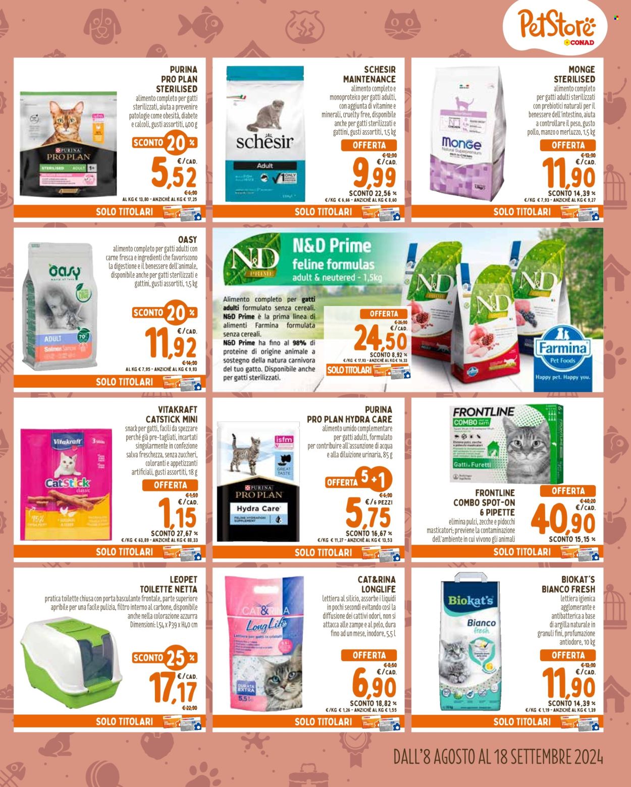 Leták Conad - 8.8.2024 - 18.9.2024. Strana 5
