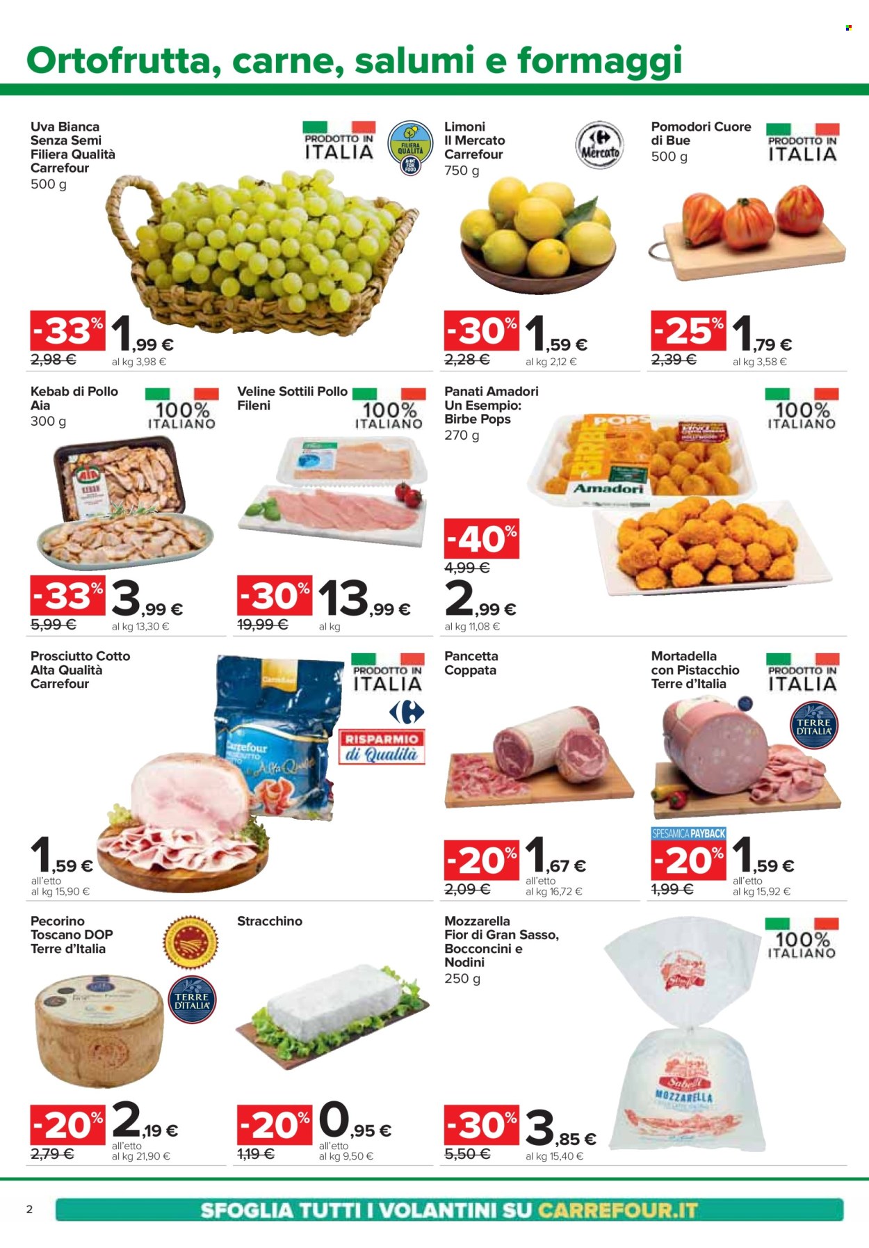 Volantino Carrefour - 8/8/2024 - 20/8/2024. Pagina 2