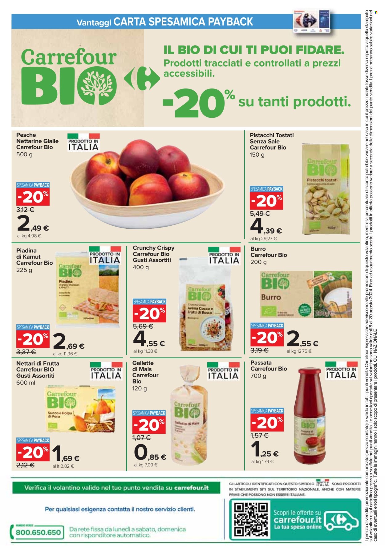 Volantino Carrefour - 8/8/2024 - 20/8/2024. Pagina 8