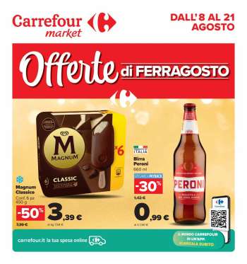 Volantino Carrefour - 8/8/2024 - 21/8/2024.