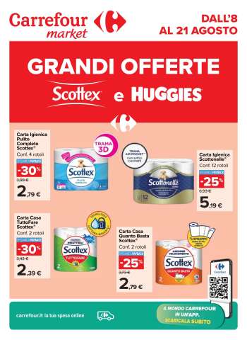 Volantino Carrefour - 8/8/2024 - 21/8/2024.