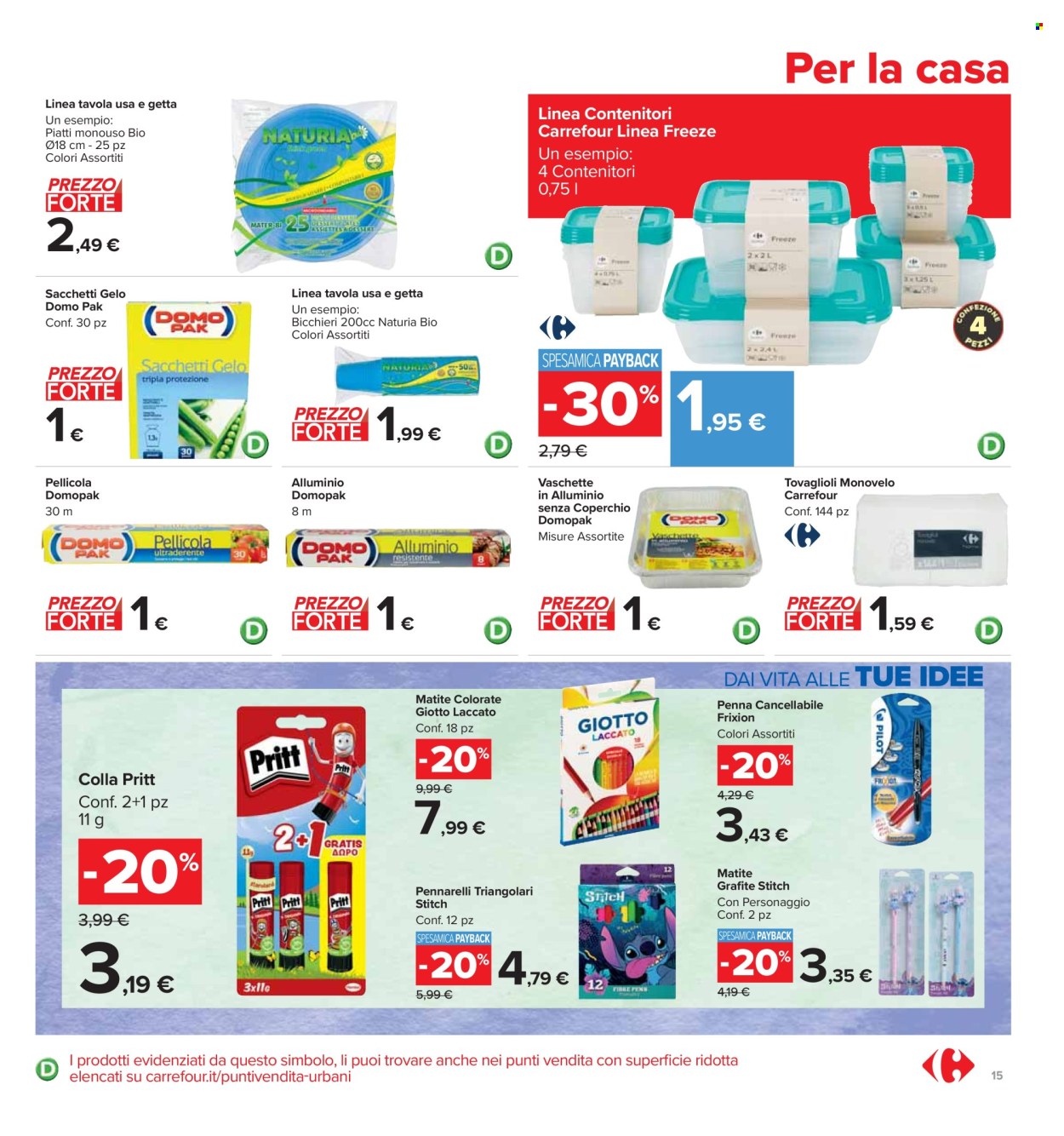 Volantino Carrefour - 8/8/2024 - 21/8/2024. Pagina 15