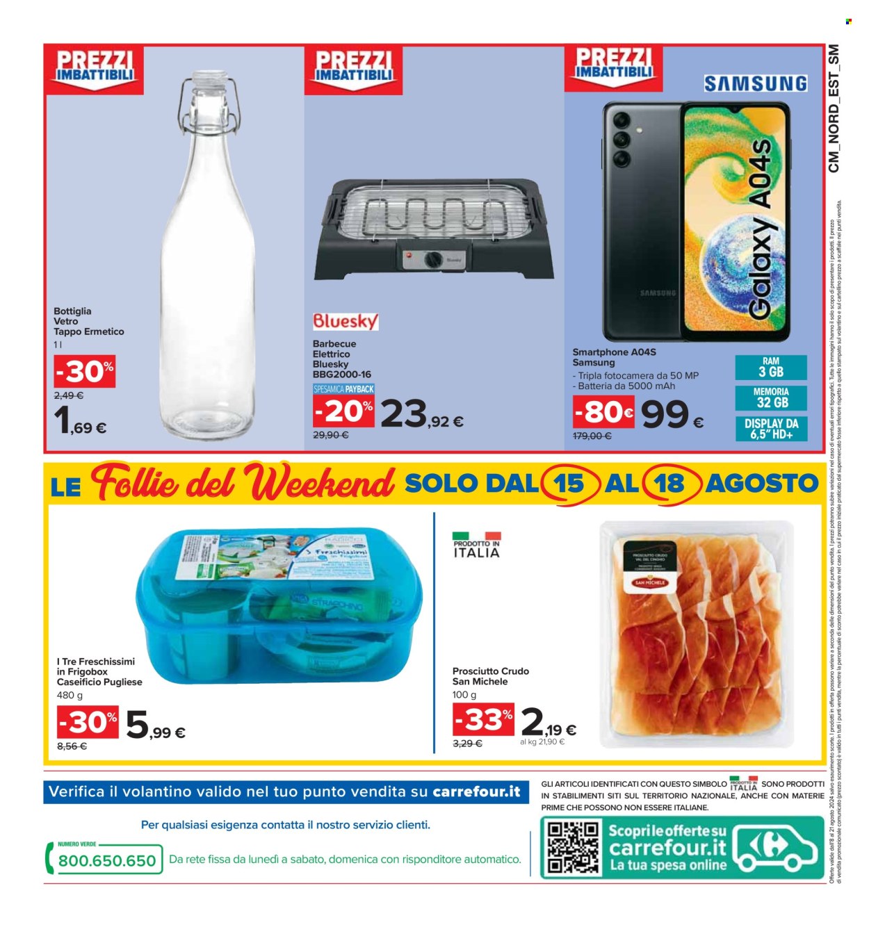Volantino Carrefour - 8/8/2024 - 21/8/2024. Pagina 20