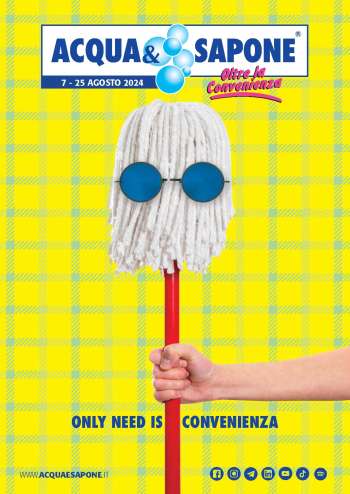 Volantino Acqua & Sapone - 7/8/2024 - 25/8/2024.