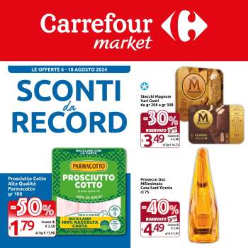 Volantino Carrefour - 6/8/2024 - 18/8/2024.