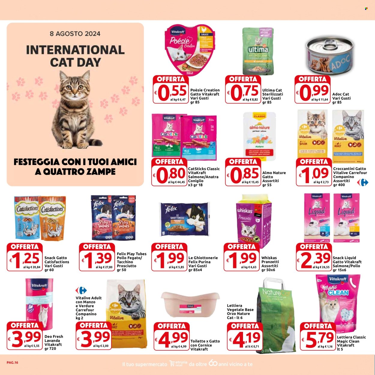 Volantino Carrefour - 6/8/2024 - 18/8/2024. Pagina 16