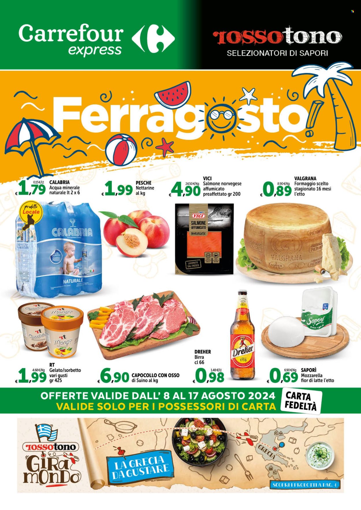 Leták Carrefour - 8.8.2024 - 17.8.2024. Strana 1