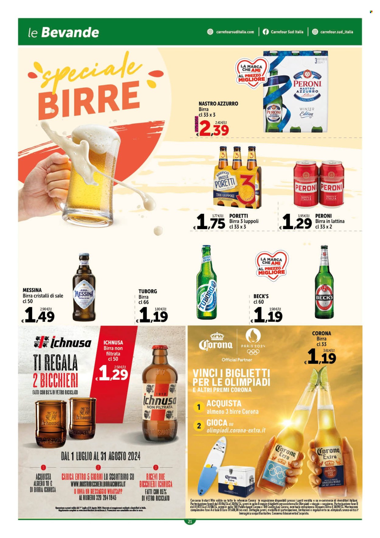 Volantino Carrefour - 8/8/2024 - 17/8/2024. Pagina 21