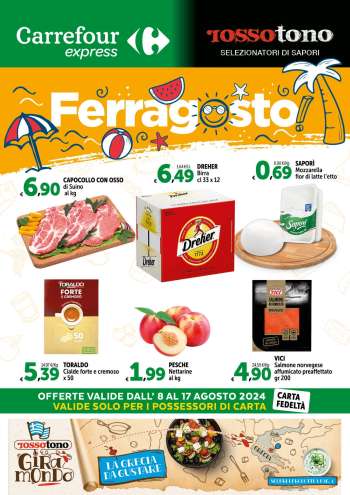Volantino Carrefour - 8/8/2024 - 17/8/2024.