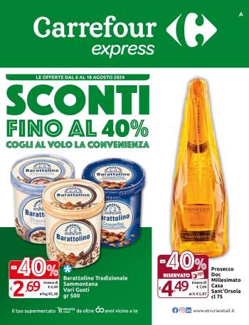Volantino Carrefour - 6/8/2024 - 18/8/2024.