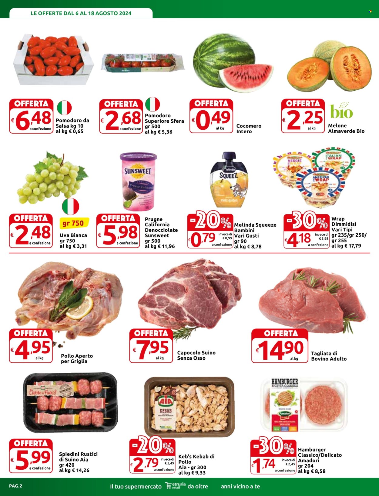 Volantino Carrefour - 6/8/2024 - 18/8/2024. Pagina 2