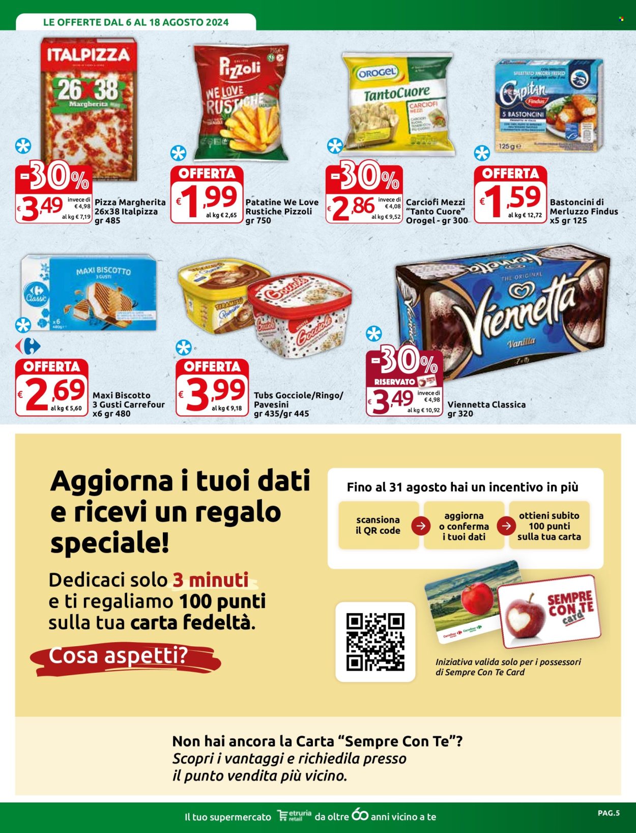 Volantino Carrefour - 6/8/2024 - 18/8/2024. Pagina 5