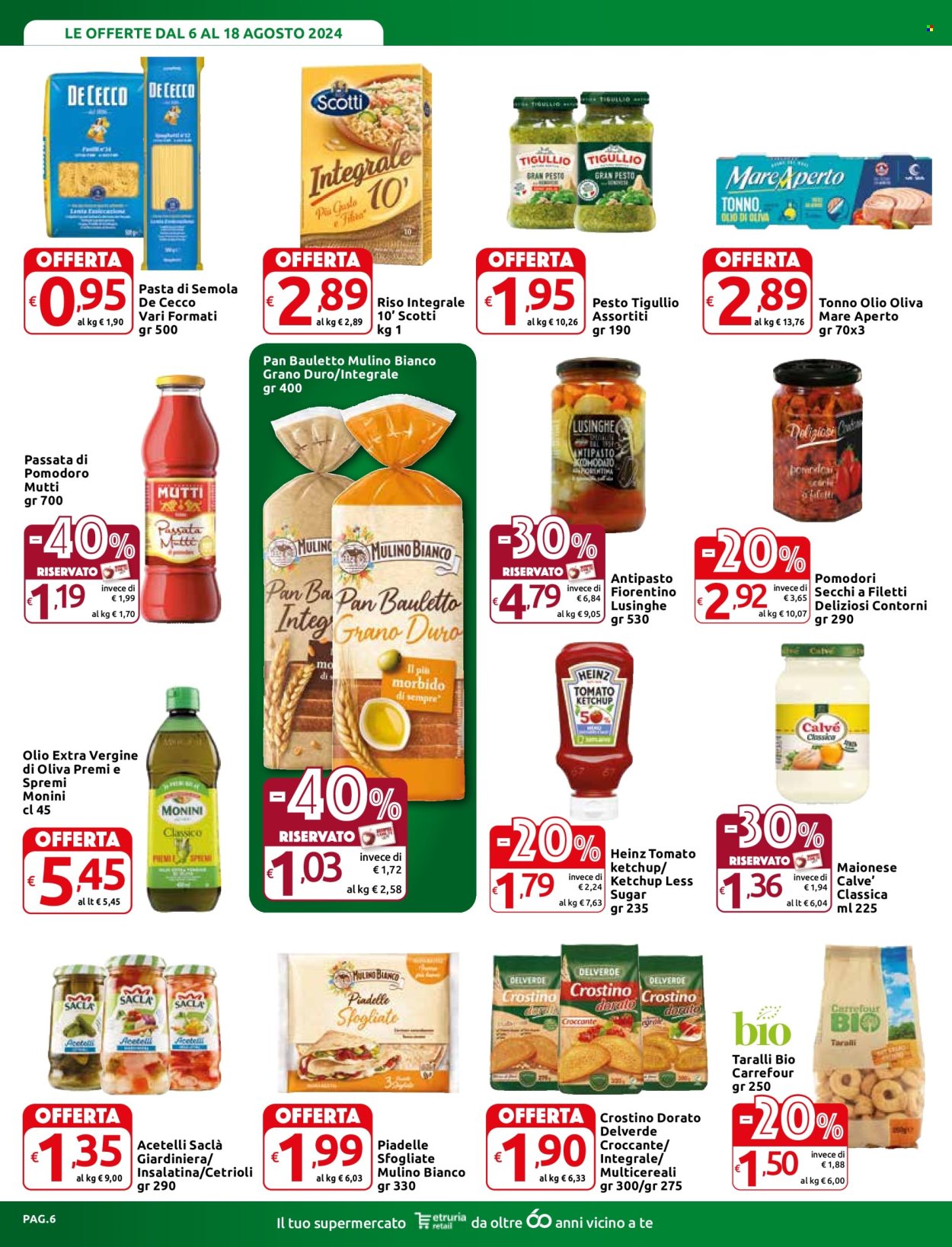Volantino Carrefour - 6/8/2024 - 18/8/2024. Pagina 6