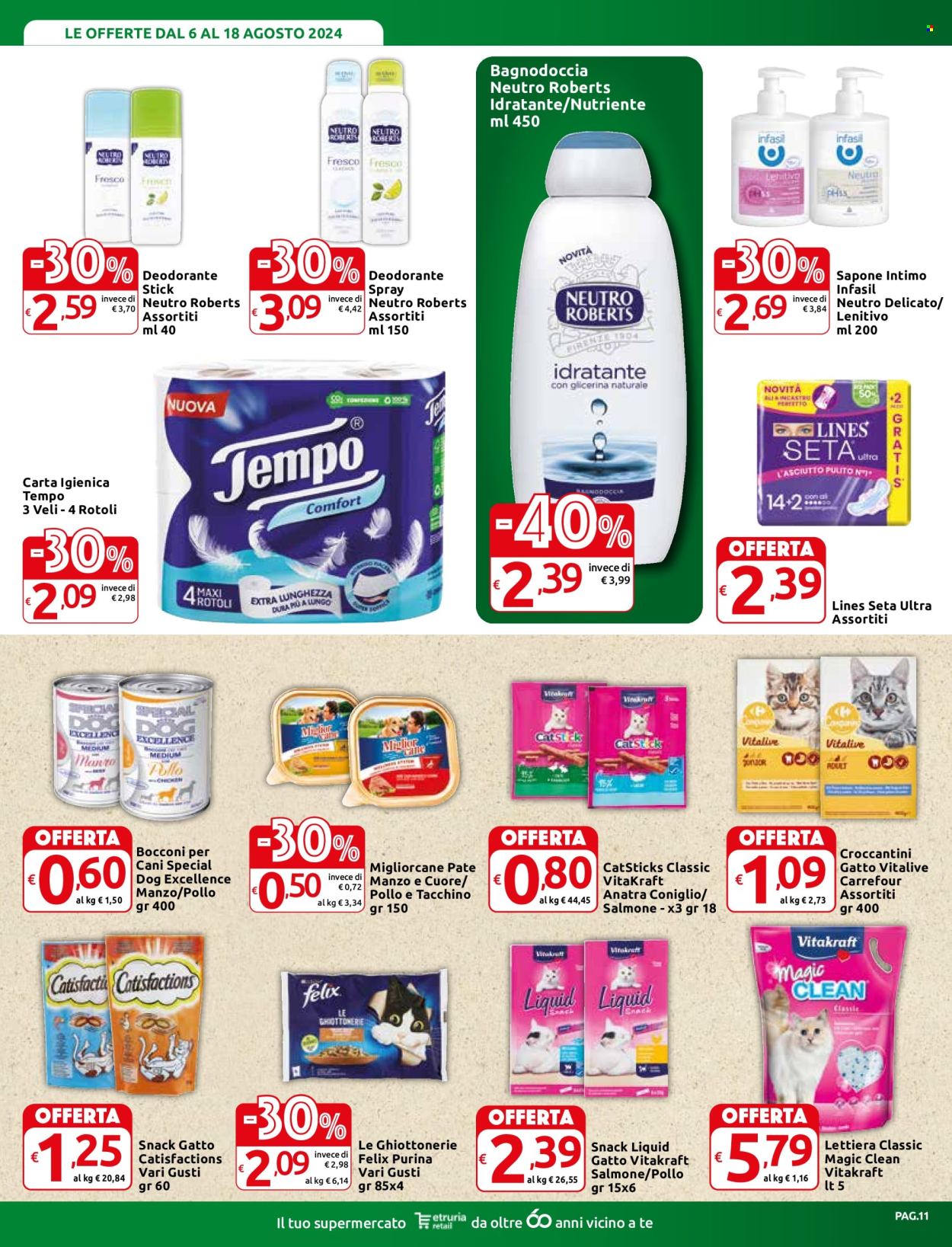Volantino Carrefour - 6/8/2024 - 18/8/2024. Pagina 11