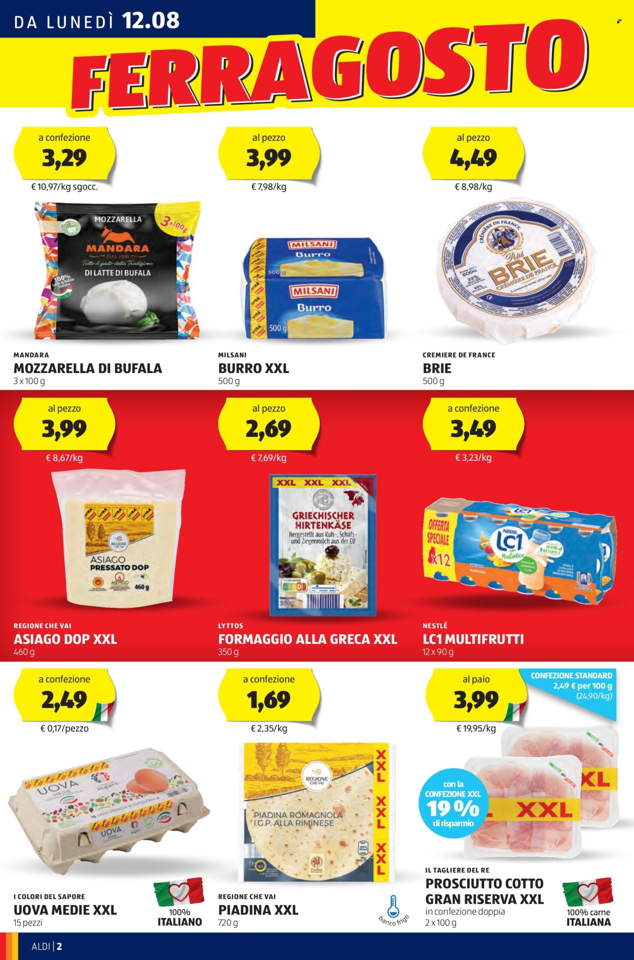 Volantino Aldi - 12/8/2024 - 18/8/2024. Pagina 2