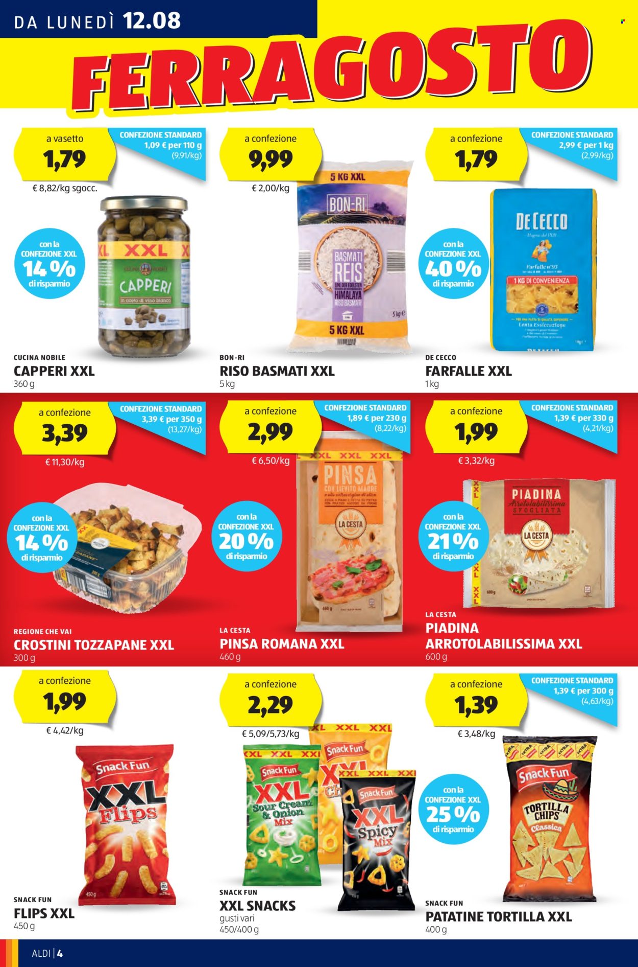 Volantino Aldi - 12/8/2024 - 18/8/2024. Pagina 4