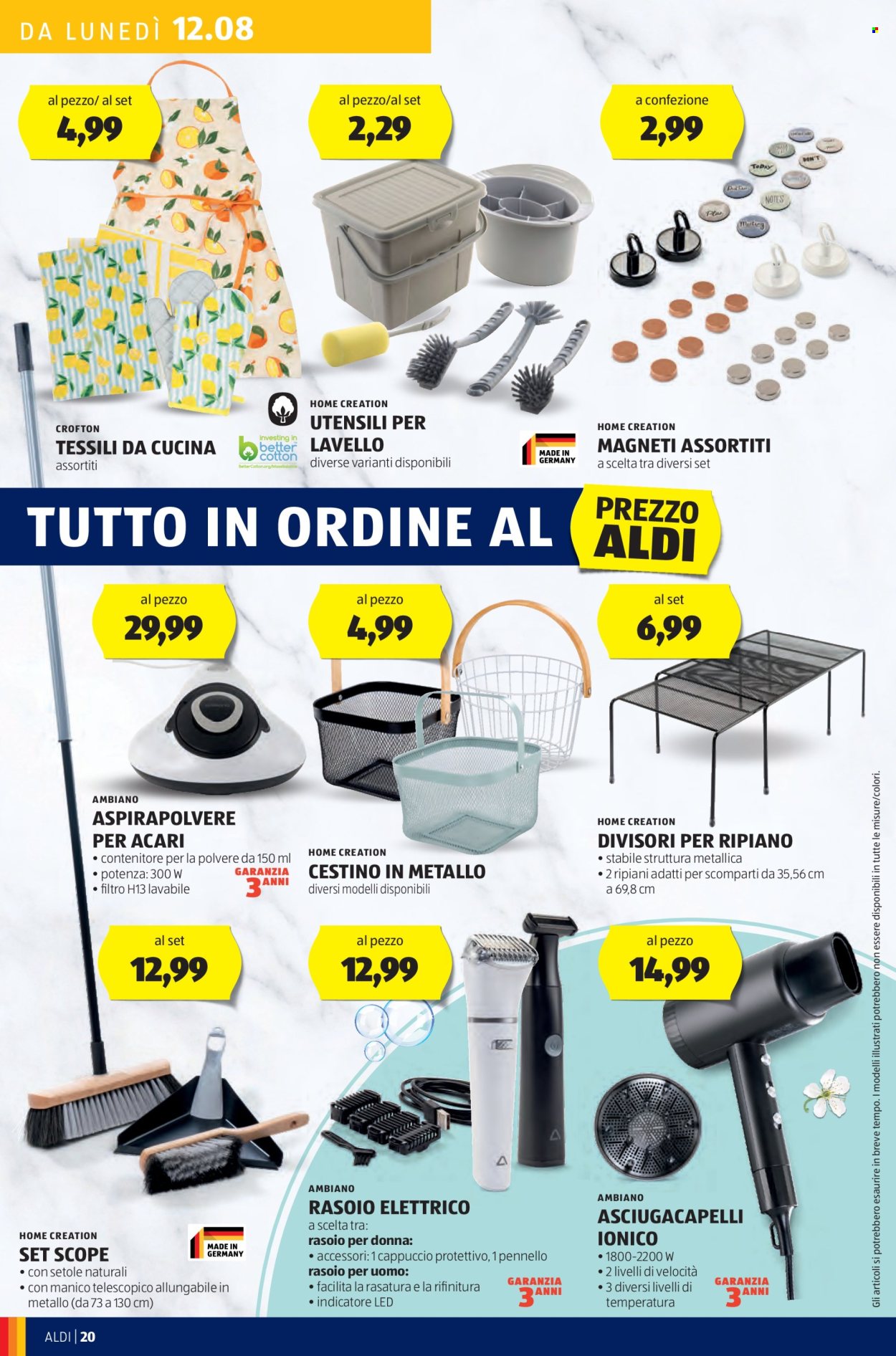 Volantino Aldi - 12/8/2024 - 18/8/2024. Pagina 20