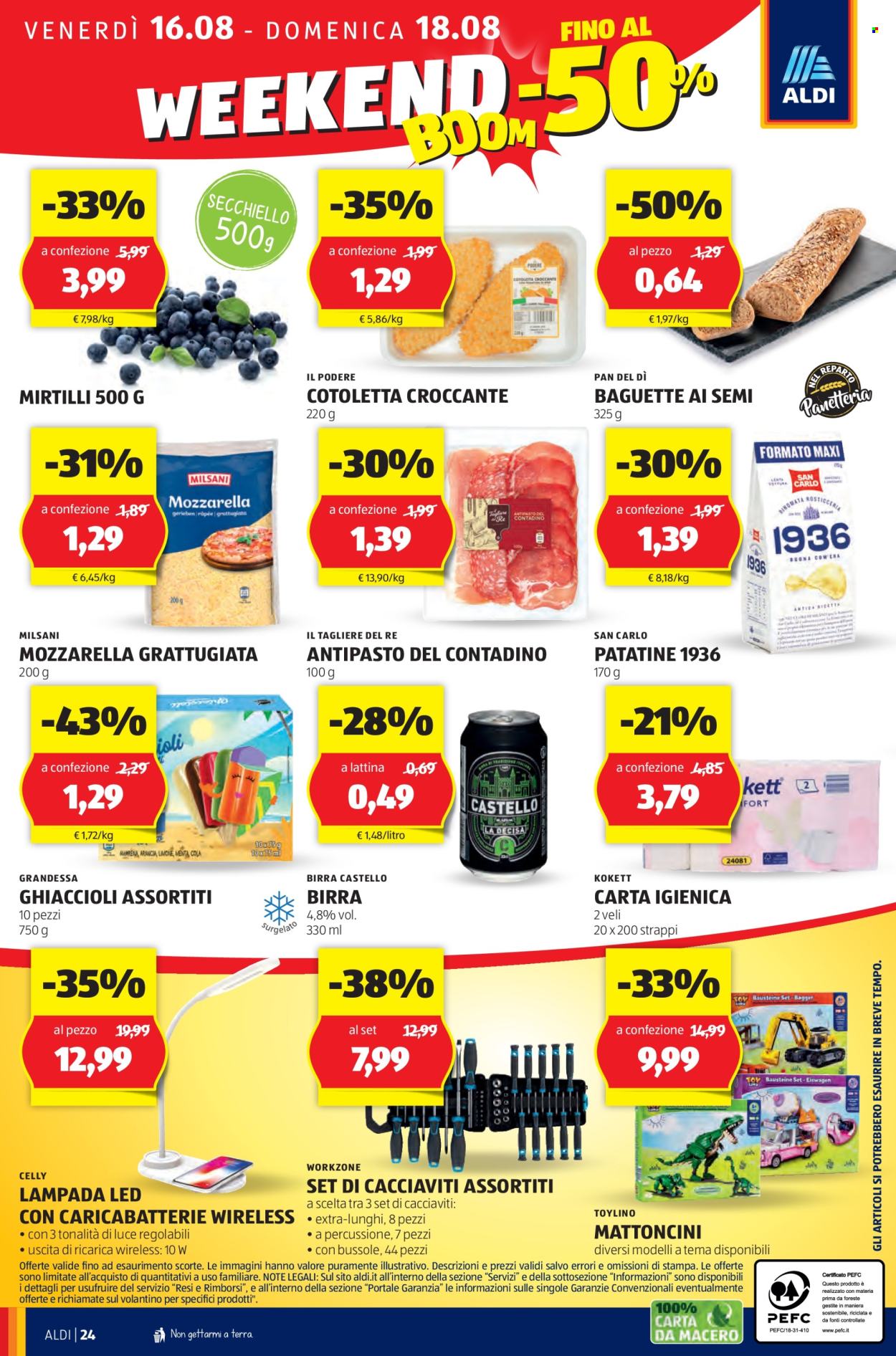 Volantino Aldi - 12/8/2024 - 18/8/2024. Pagina 24