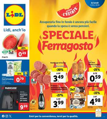 Volantino Lidl - 12/8/2024 - 18/8/2024.