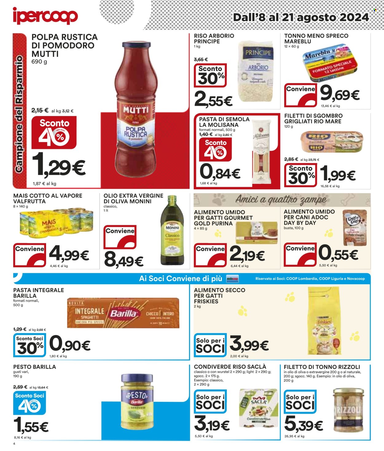 Leták Coop - 8.8.2024 - 21.8.2024. Strana 4