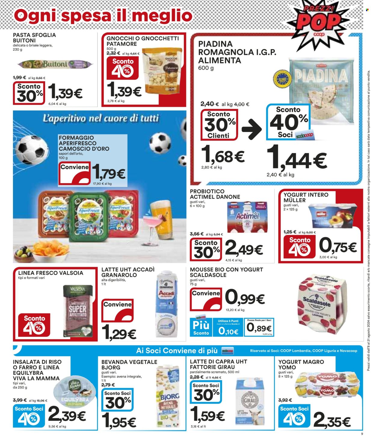 Leták Coop - 8.8.2024 - 21.8.2024. Strana 9