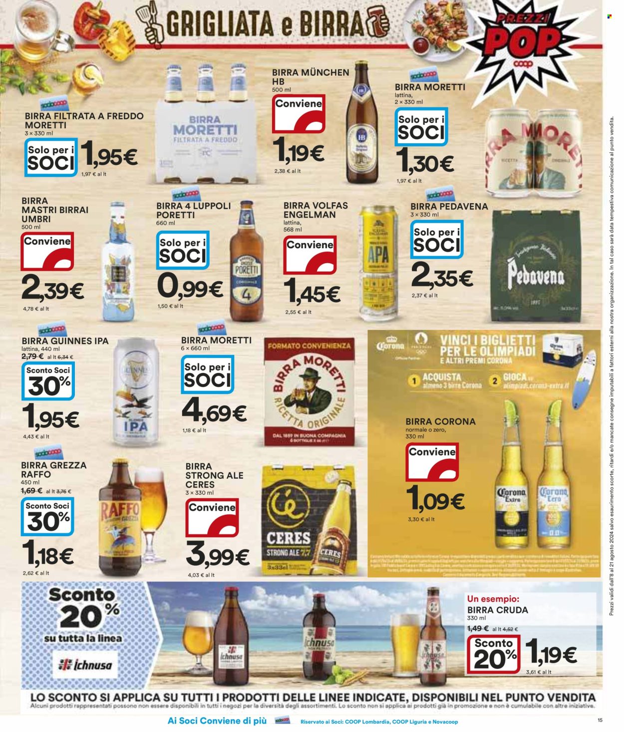 Leták Coop - 8.8.2024 - 21.8.2024. Strana 15