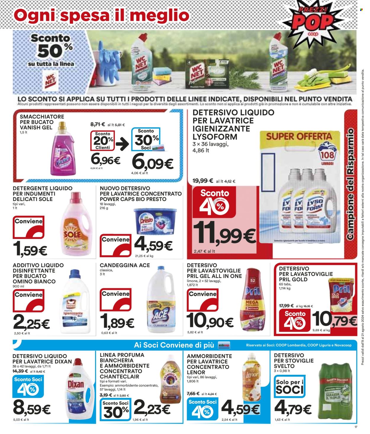 Volantino Coop - 8/8/2024 - 21/8/2024. Pagina 17