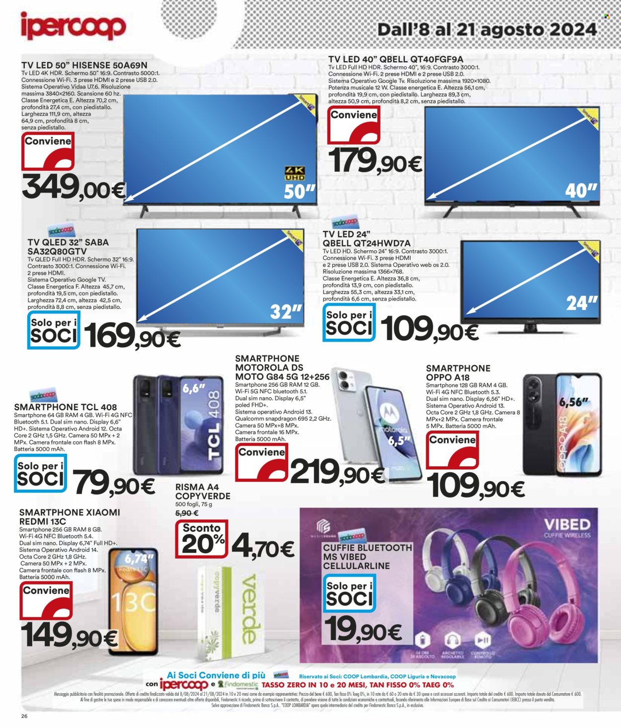 Volantino Coop - 8/8/2024 - 21/8/2024. Pagina 26