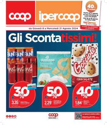 Volantino Coop - 8/8/2024 - 21/8/2024.