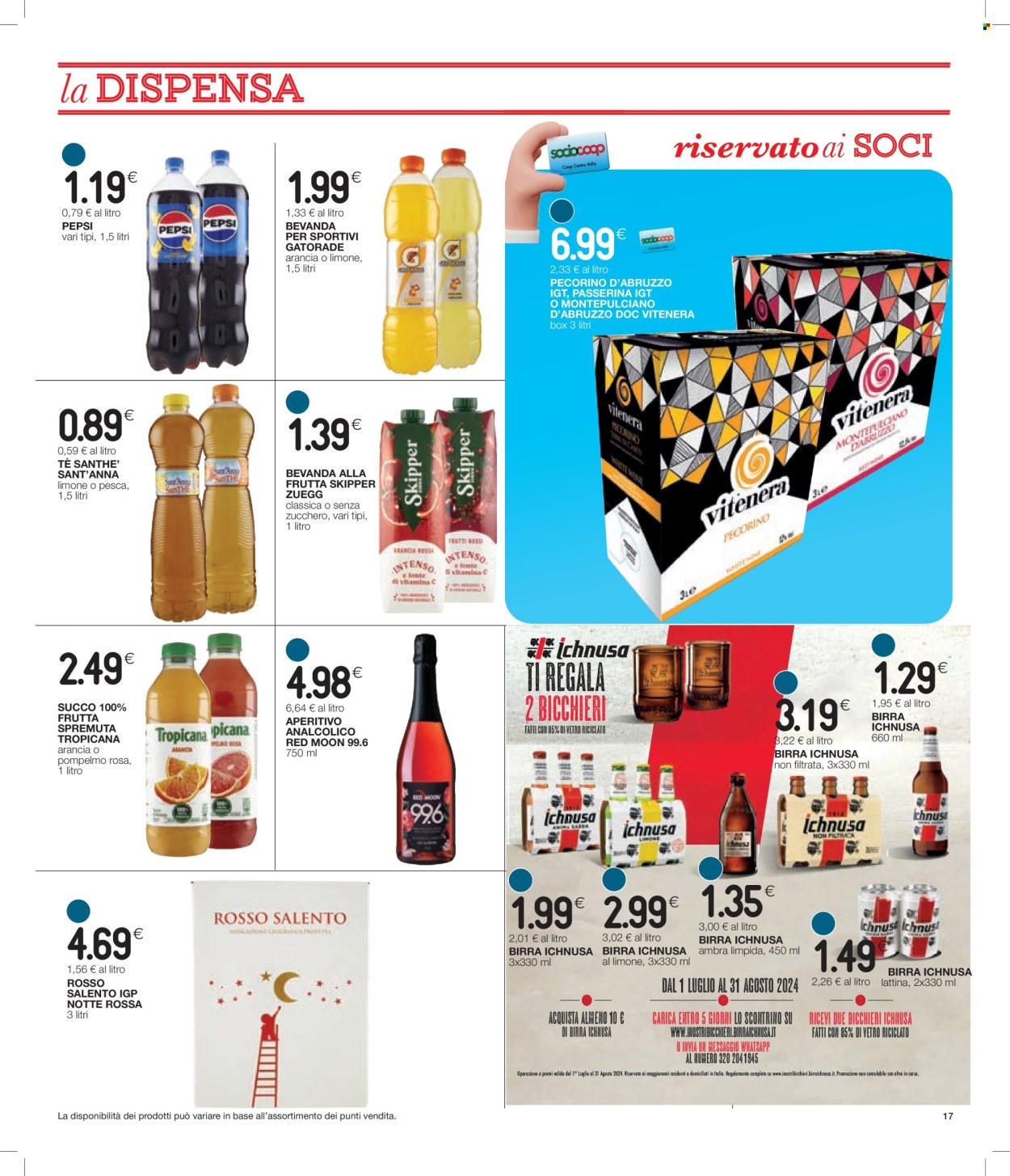 Leták Coop - 8.8.2024 - 21.8.2024. Strana 17
