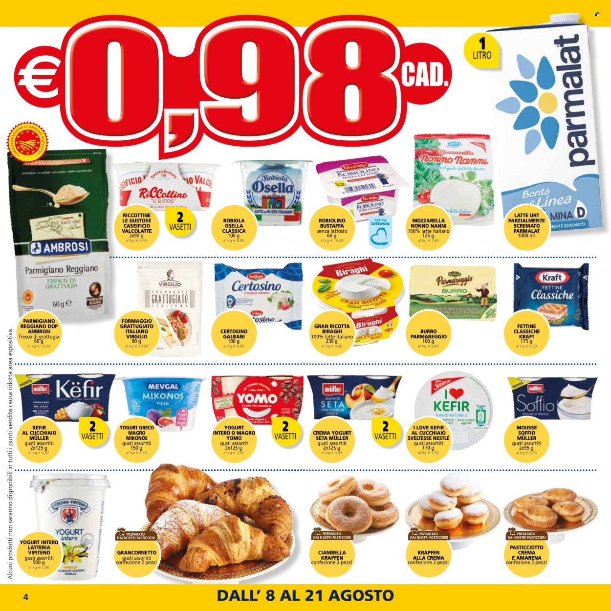 Volantino Il Gigante - 8/8/2024 - 21/8/2024. Pagina 4