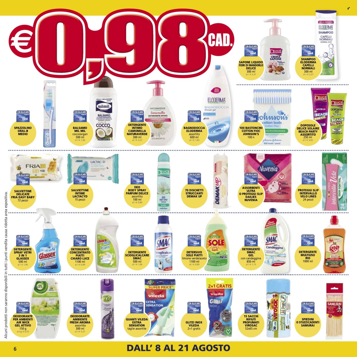 Volantino Il Gigante - 8/8/2024 - 21/8/2024. Pagina 6