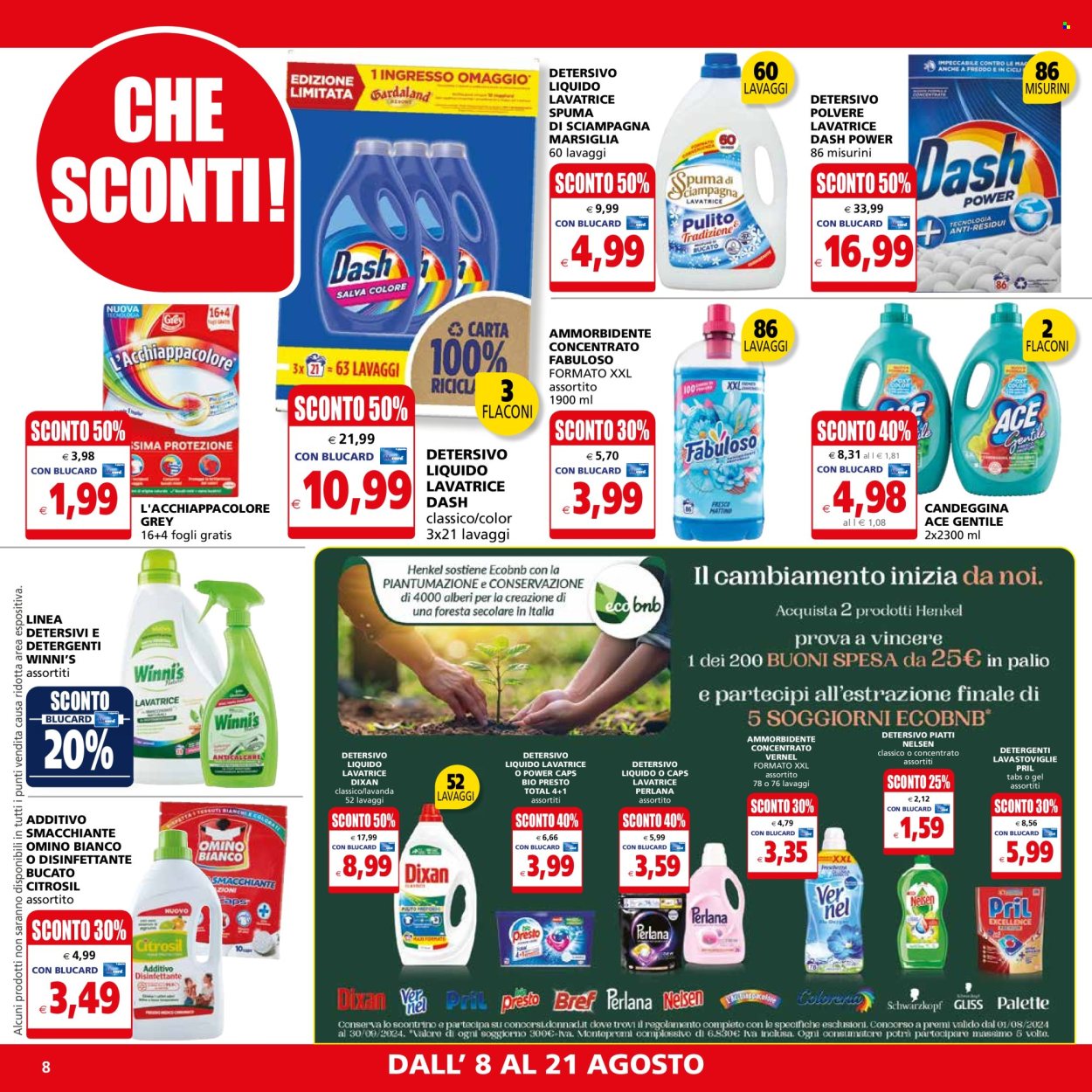 Volantino Il Gigante - 8/8/2024 - 21/8/2024. Pagina 8