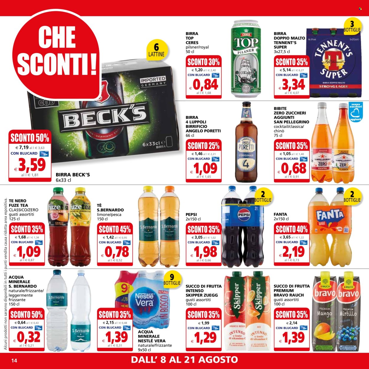 Volantino Il Gigante - 8/8/2024 - 21/8/2024. Pagina 14