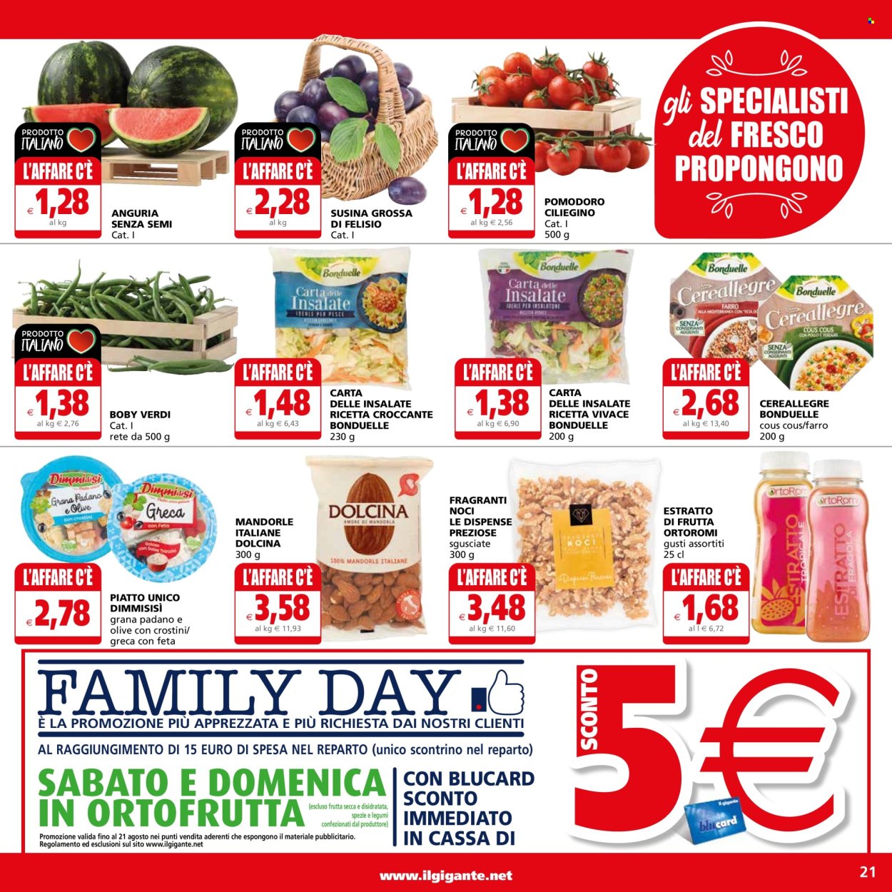 Volantino Il Gigante - 8/8/2024 - 21/8/2024. Pagina 21
