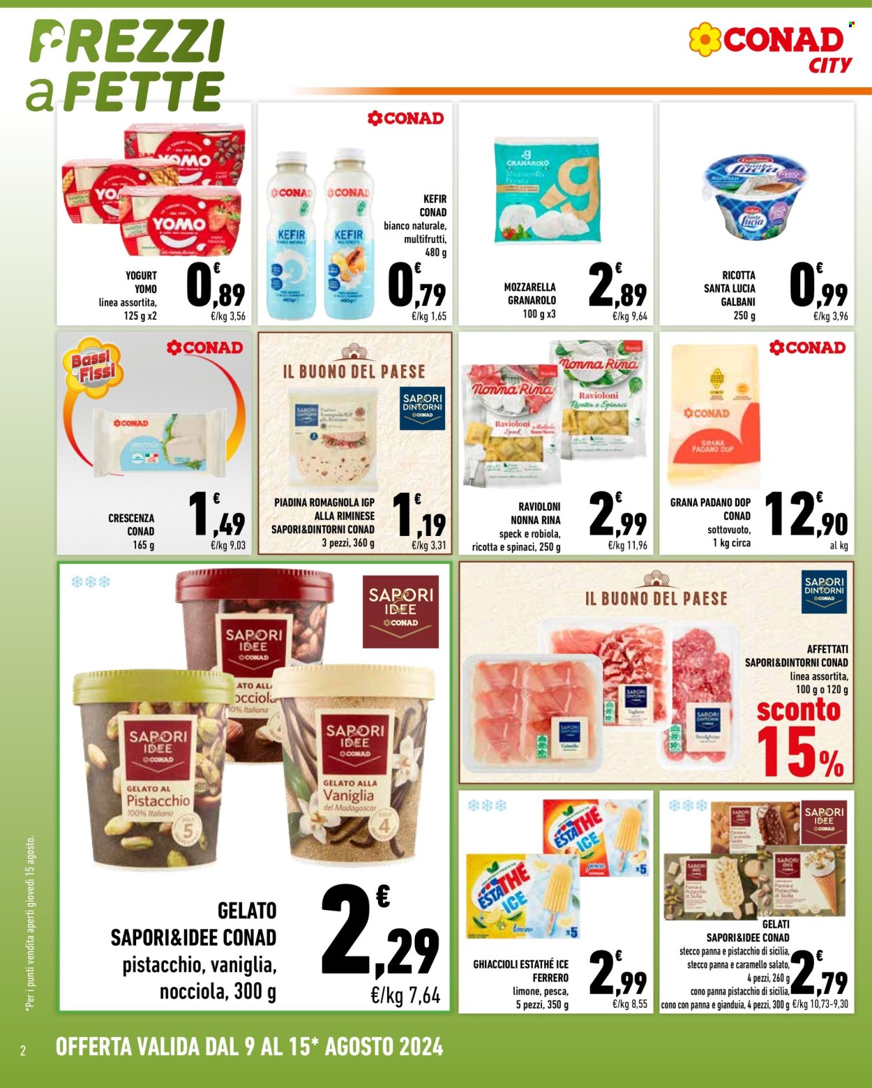 Volantino Conad City - 9/8/2024 - 15/8/2024. Pagina 2