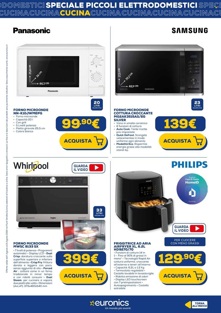 Volantino Euronics - 1/8/2024 - 21/8/2024. Pagina 10