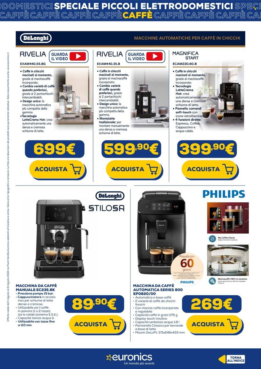 Volantino Euronics - 1/8/2024 - 21/8/2024. Pagina 13