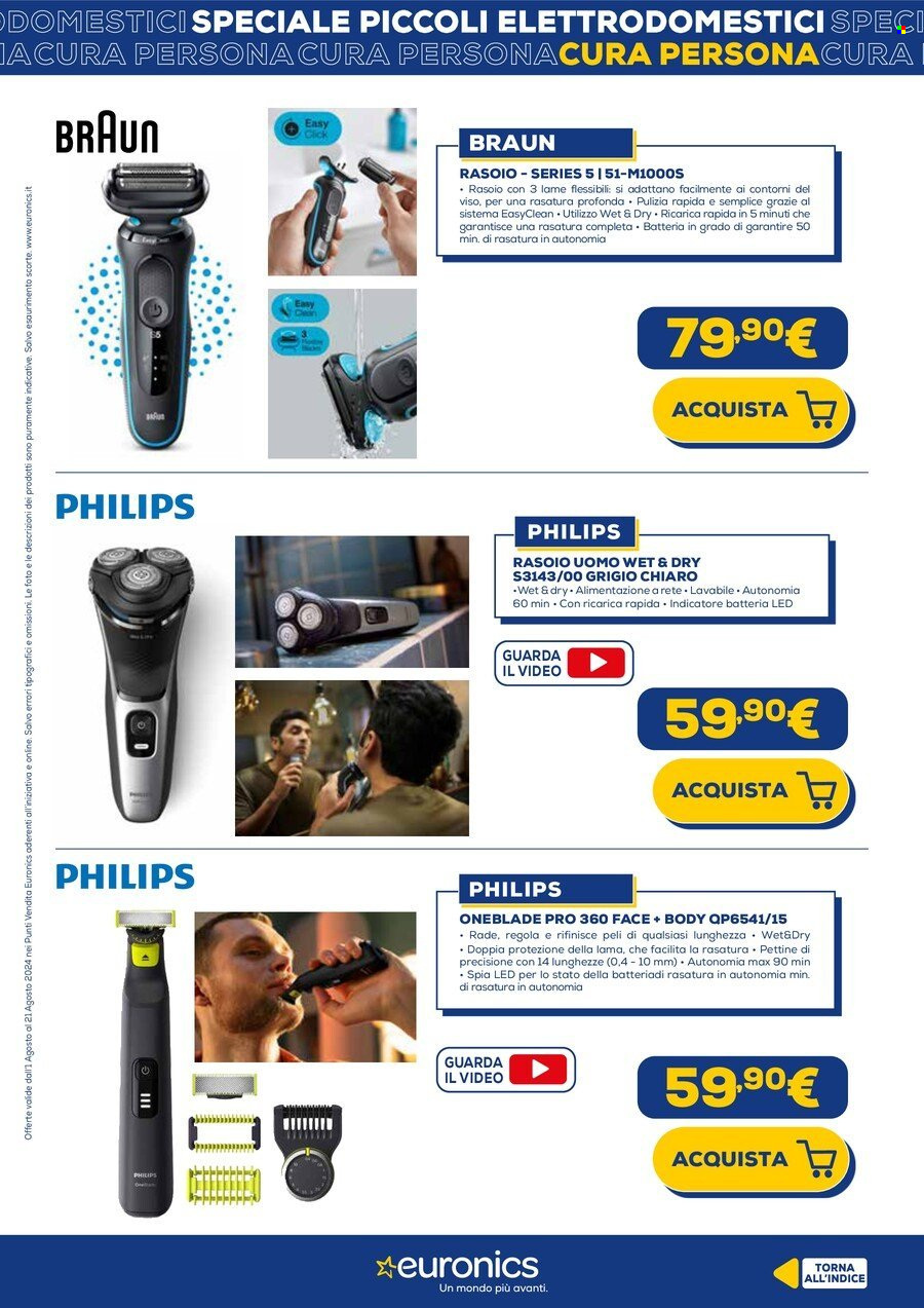 Volantino Euronics - 1/8/2024 - 21/8/2024. Pagina 20
