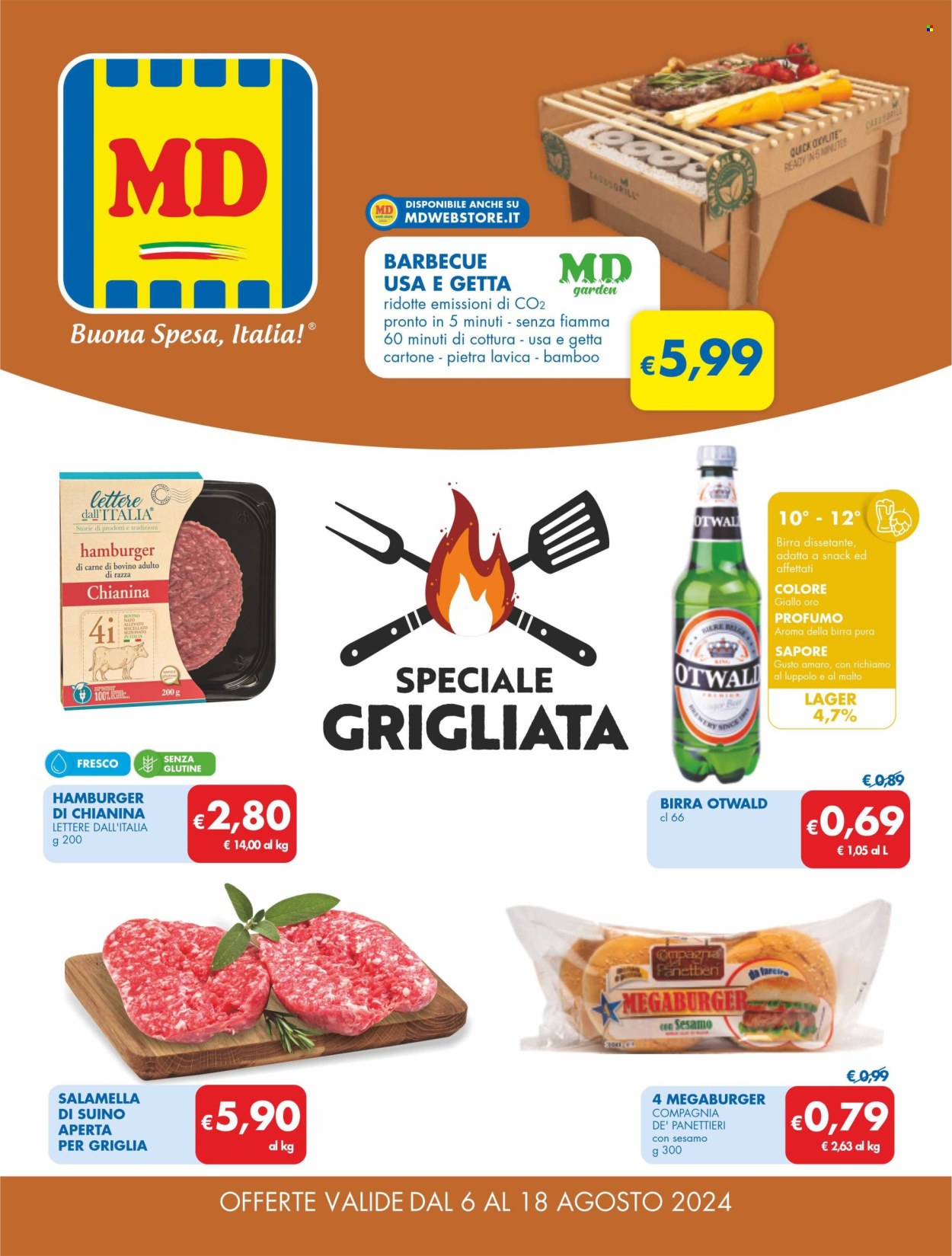 Volantino MD Discount - 6/8/2024 - 18/8/2024. Pagina 1